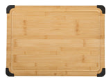 Non-Slip Bamboo Cutting Board, 15x21-in