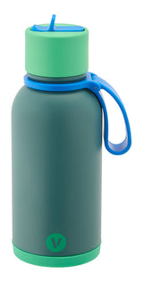 Stainless Steel Water Bottle, Emerald, 16-oz