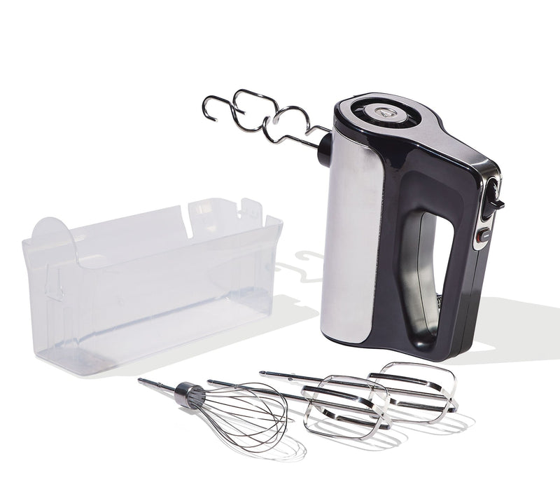 Variable Speed Hand Mixer with Storage Case, Includes Attachments, Black R910