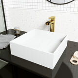 Bryant 15x15-in Deep White Bathroom Sink/Basin with Square Vessel
