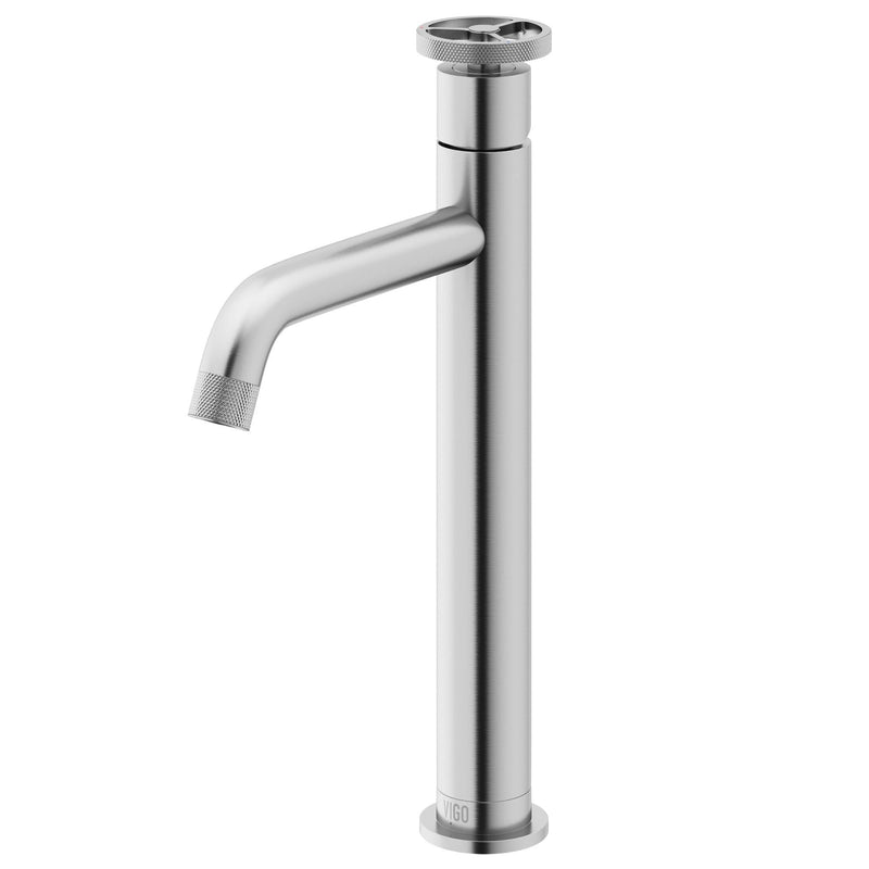 Cass 12-in Vessel Bathroom Faucet, Various Finishes J4024