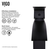 Duris Single Handle Vessel Sink Bathroom Faucet with Deck Plate, Matte Black