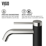 Glass Grey Onyx Bathroom Sink/Basin Set with Lexington Faucet and Rectangular Vessel