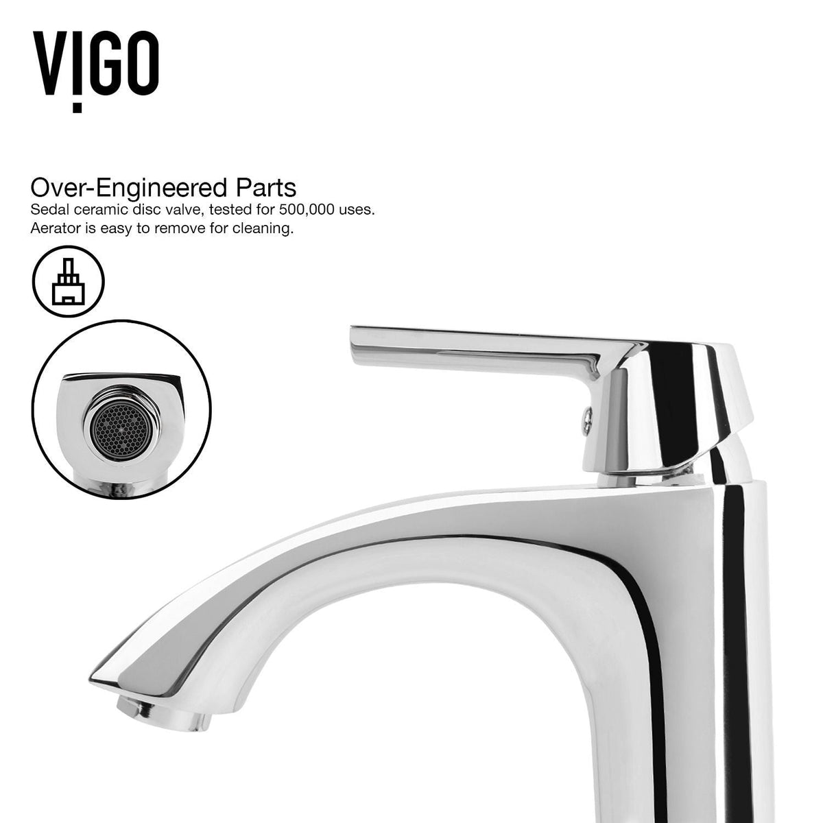 Glass Grey Onyx Bathroom Sink/Basin Set with Linus Faucet and Round Vessel