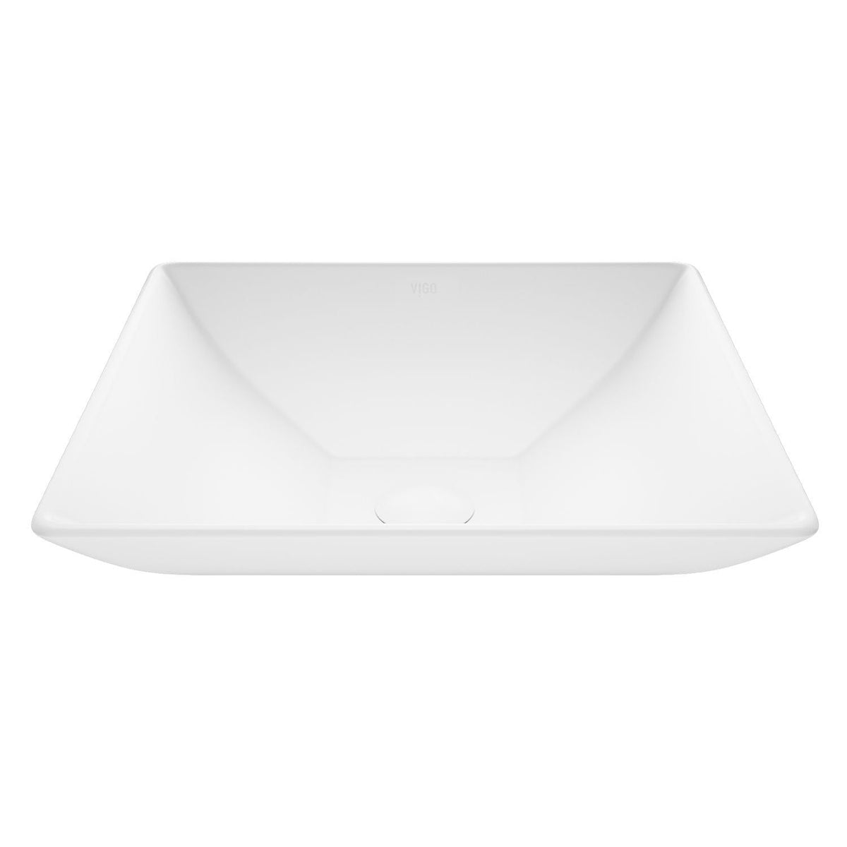 Hibiscus Matte Stone Round Vessel Bathroom Sink/Basin, Above-Counter Installation, White