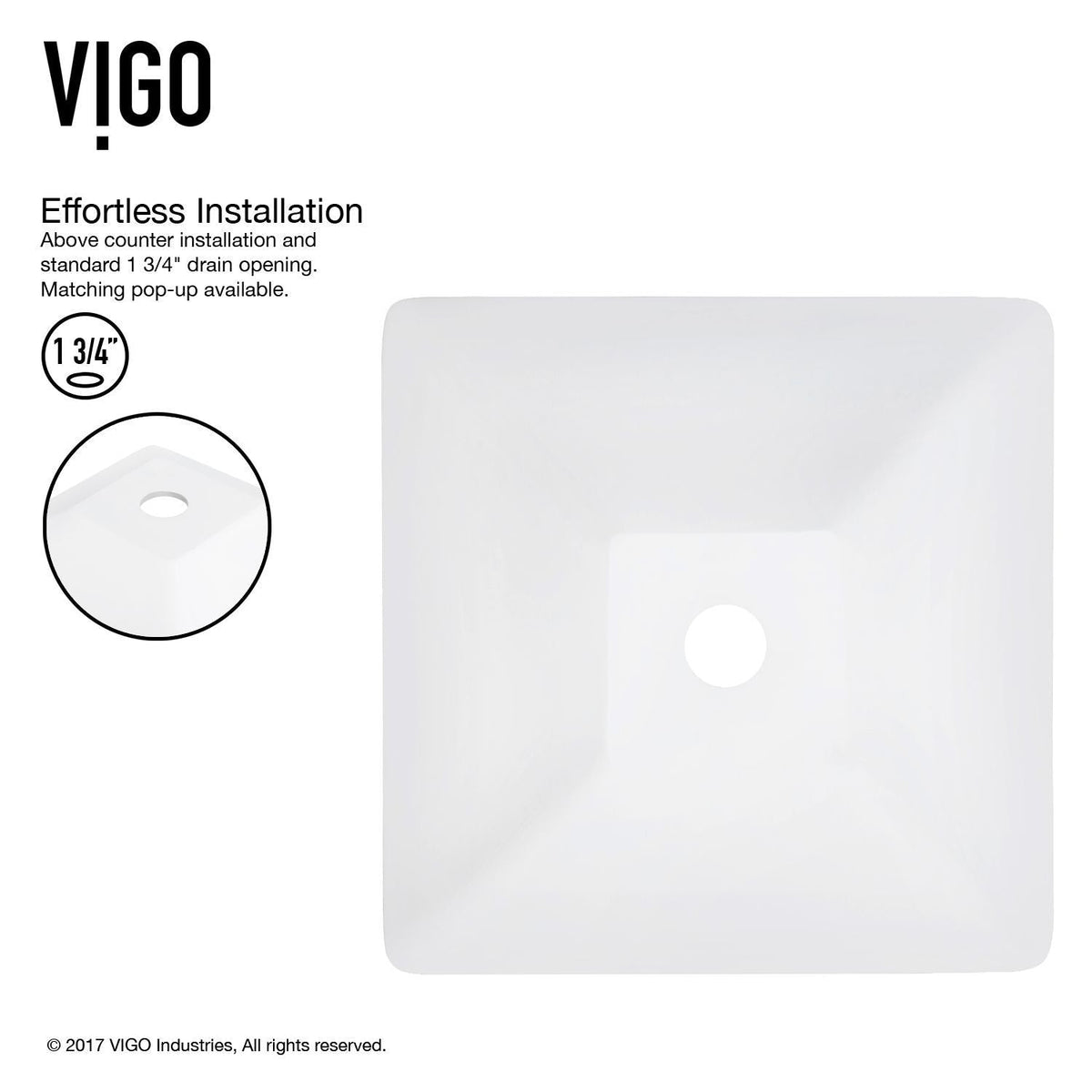 Hibiscus Matte Stone Round Vessel Bathroom Sink/Basin, Above-Counter Installation, White