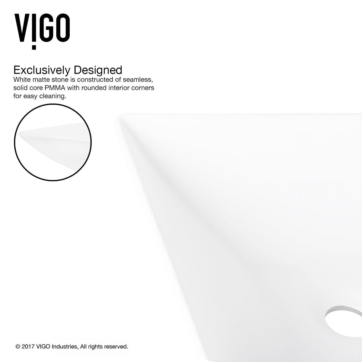 Hibiscus Matte Stone Round Vessel Bathroom Sink/Basin, Above-Counter Installation, White