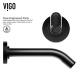 Magnolia White Bathroom Sink/Basin Set with Olus Wall Mount Faucet and Rectangular Composite Vessel