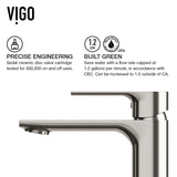Norfolk Single Handle Vessel Bathroom Sink Faucet, WaterSense Certified, Brushed Nickel