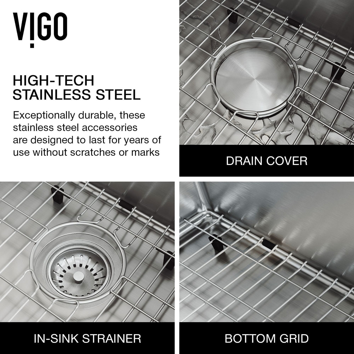 Oxford 1-Bowl Stainless Steel Apron Front Farmhouse Kitchen Sink with Accessories, 30-in