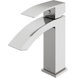 Satro Single Handle Single Hole Bathroom Sink Faucet, WaterSense Certified, Brushed Nickel