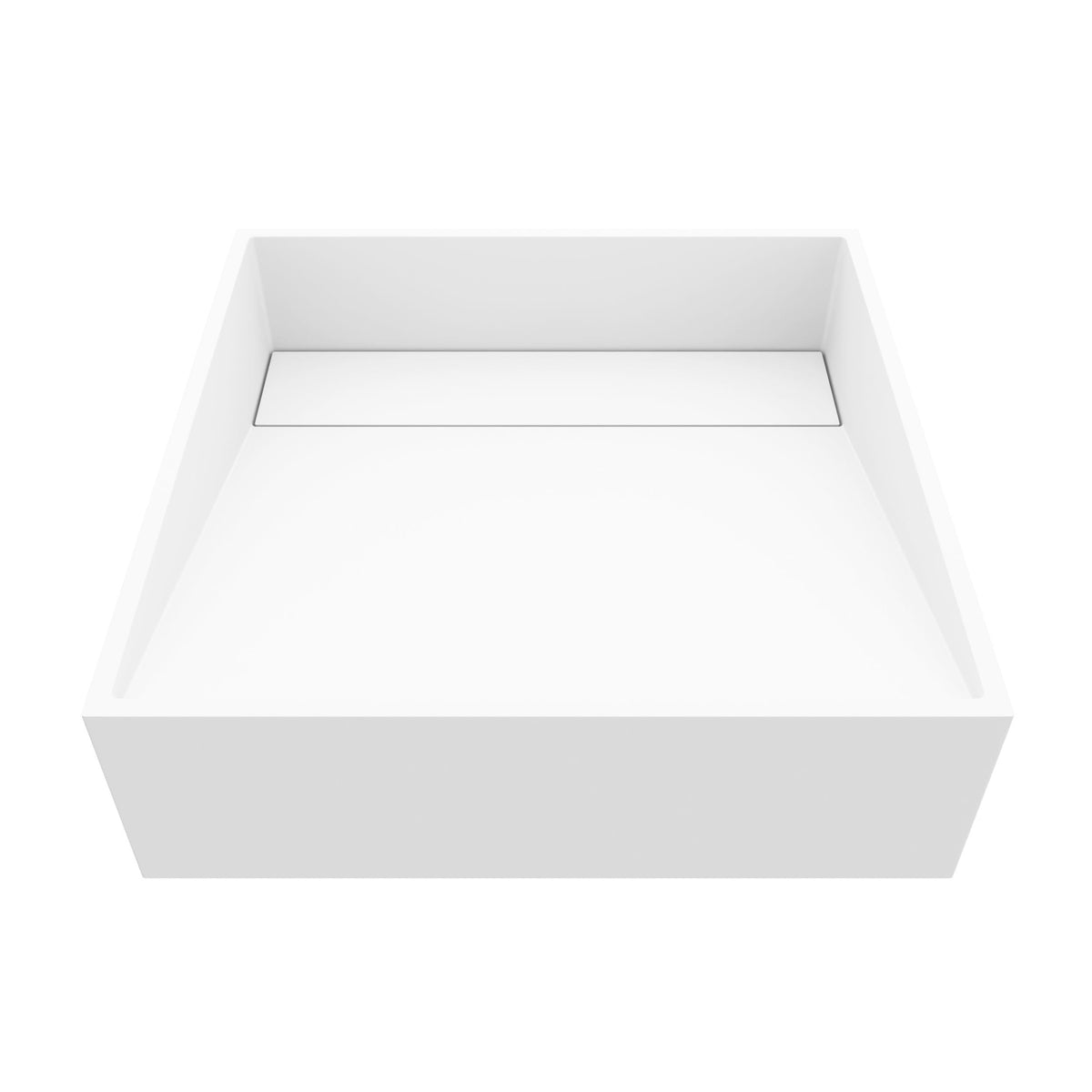 Starr Modern 15x15-in Deep White Bathroom Sink/Basin with Square Vessel