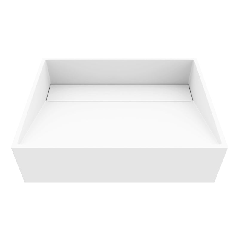 Starr Modern 17x13-in Deep White Bathroom Sink/Basin with Rectangular Vessel U4235