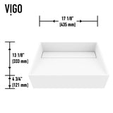 Starr Modern 17x13-in Deep White Bathroom Sink/Basin with Rectangular Vessel