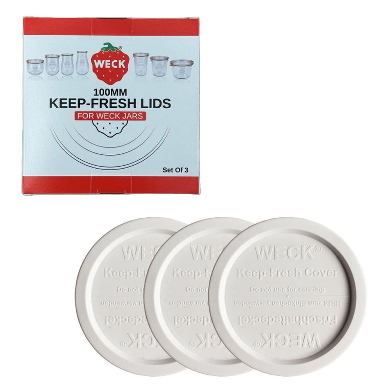 100mm Keep Fresh Lids for Jars, BPA-Free, 3-pk T5921