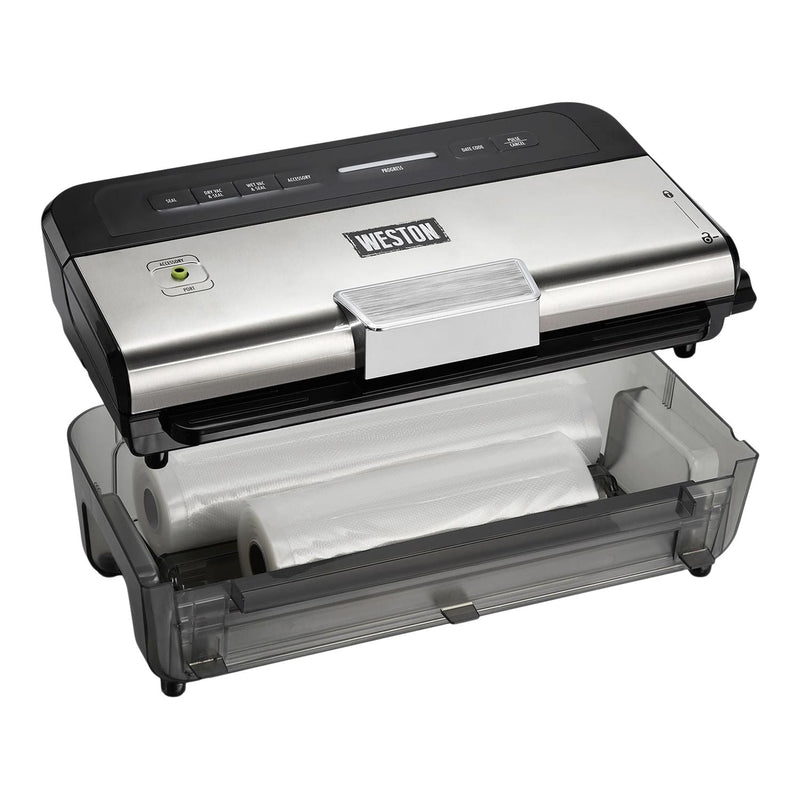 Wet & Dry Sealer 11-in Vacuum Sealer With Date Code Stamp, Black K4157