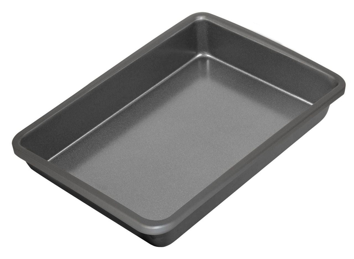 Grey Non-Stick Oblong Baking Pan, 13x9x2-in