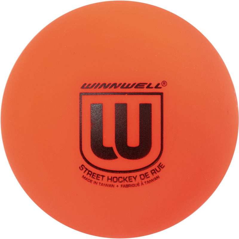 Street Hockey Medium Ball, Orange, 65mm, 50g S6367