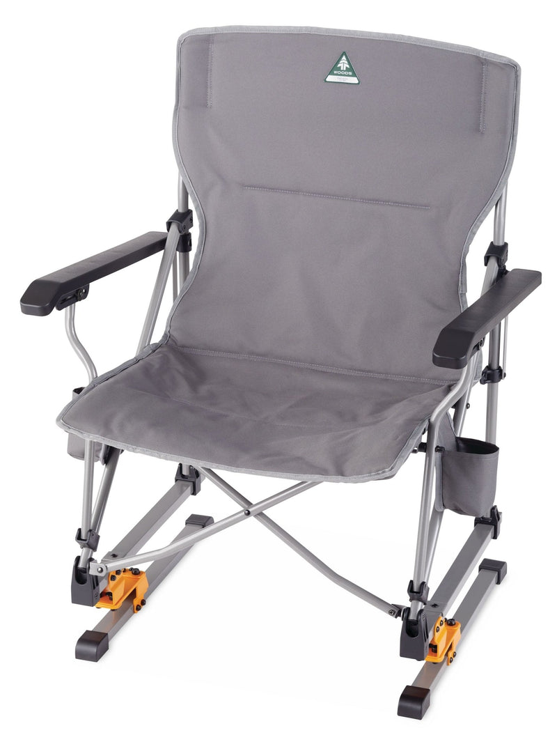 Bonavista Folding Camp Rocker Chair, Grey K9162