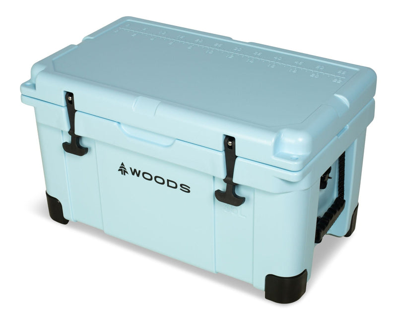 Roto-Moulded Cooler, Light Blue,35 L O8864