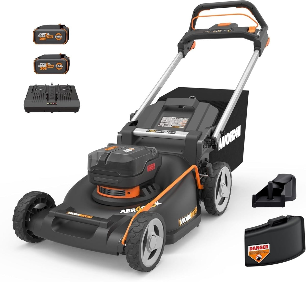 40V Nitro PowerShare 3-in-1 Self-Propelled 21-in Lawn Mower