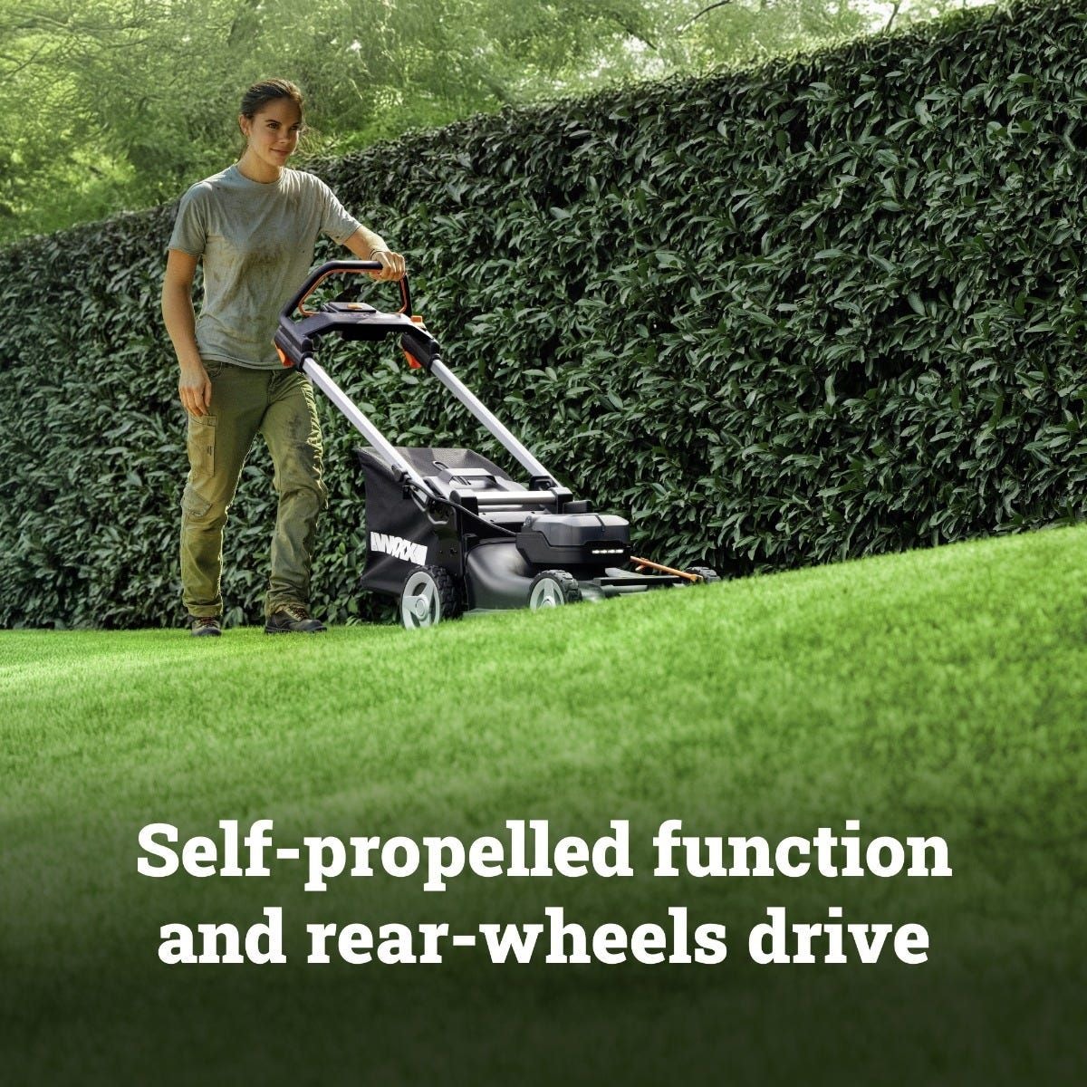 40V Nitro PowerShare 3-in-1 Self-Propelled 21-in Lawn Mower