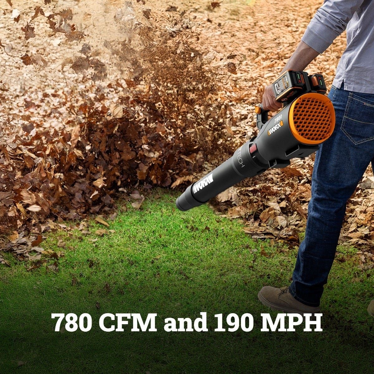 40V Power Share 780 CFM 190 MPH QuietTech Leaf Blower