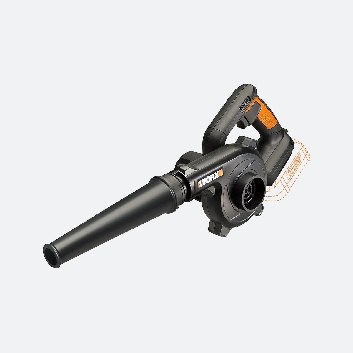 Cordless 3-Speed Jobsite Blower, 160-mph (Tool Only)