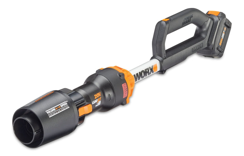 WG543 20V Power Share Cordless Leafjet Blower/Sweeper, 4Ah Battery D9859