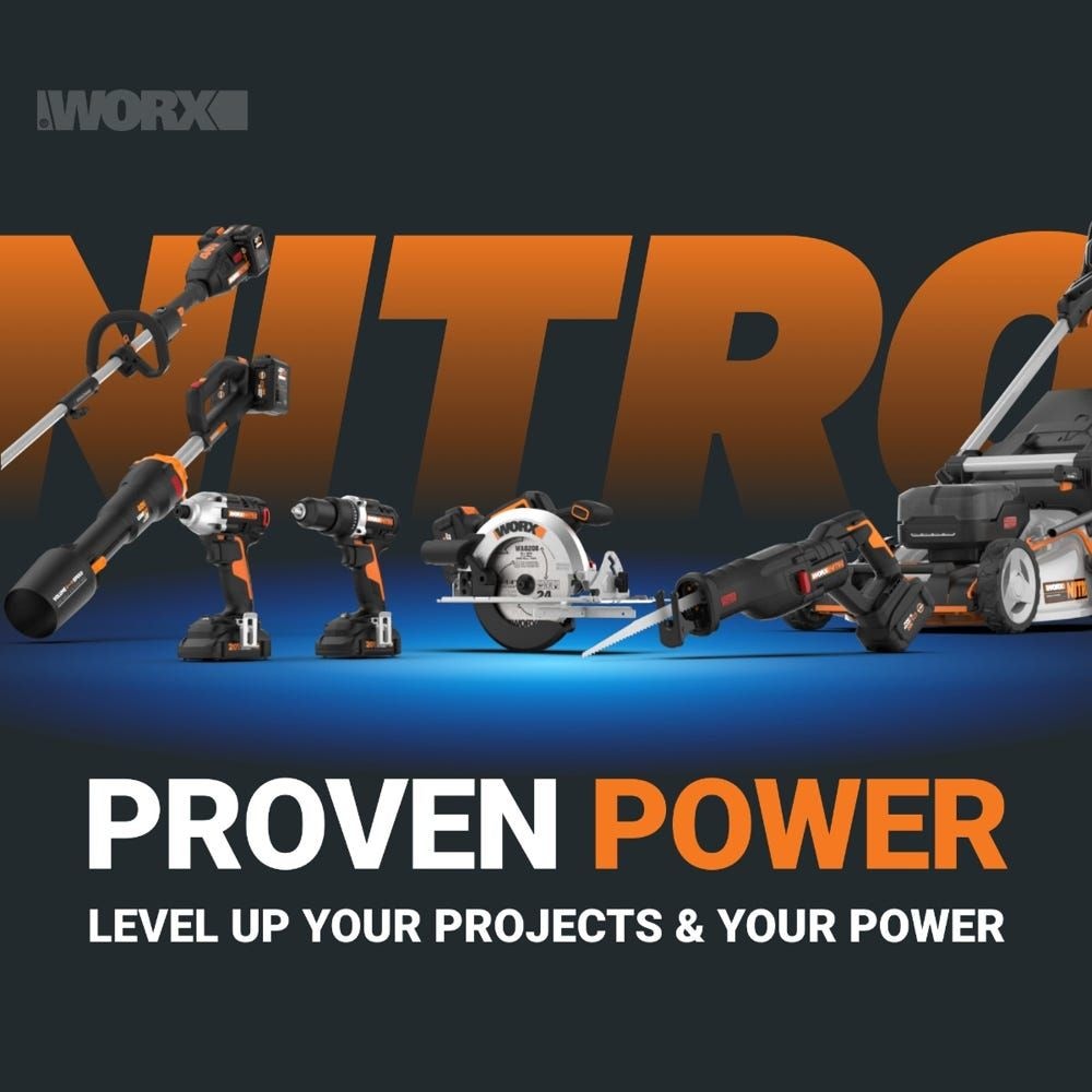 WG585.9 Nitro 40V Power Share LeafJet Cordless, Brushless Leaf Blower, Tool Only