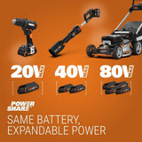 WG585.9 Nitro 40V Power Share LeafJet Cordless, Brushless Leaf Blower, Tool Only