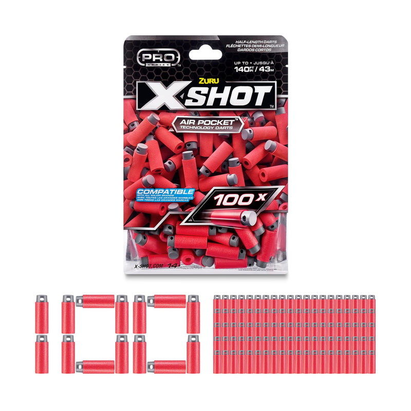 Half-Length Darts Refills Foil Bag, 100-pk, Ages 8+ V8685