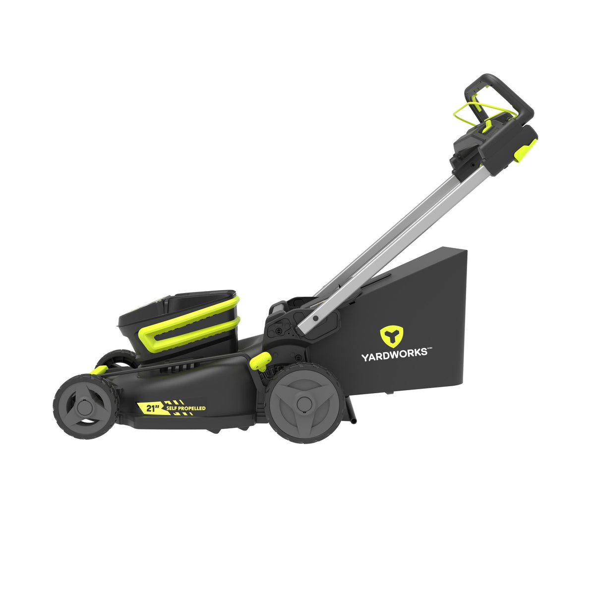 48V 3-in-1 Cordless Brushless Self-Propelled Mower, 21-in with 6Ah Battery & 2Ah Charger