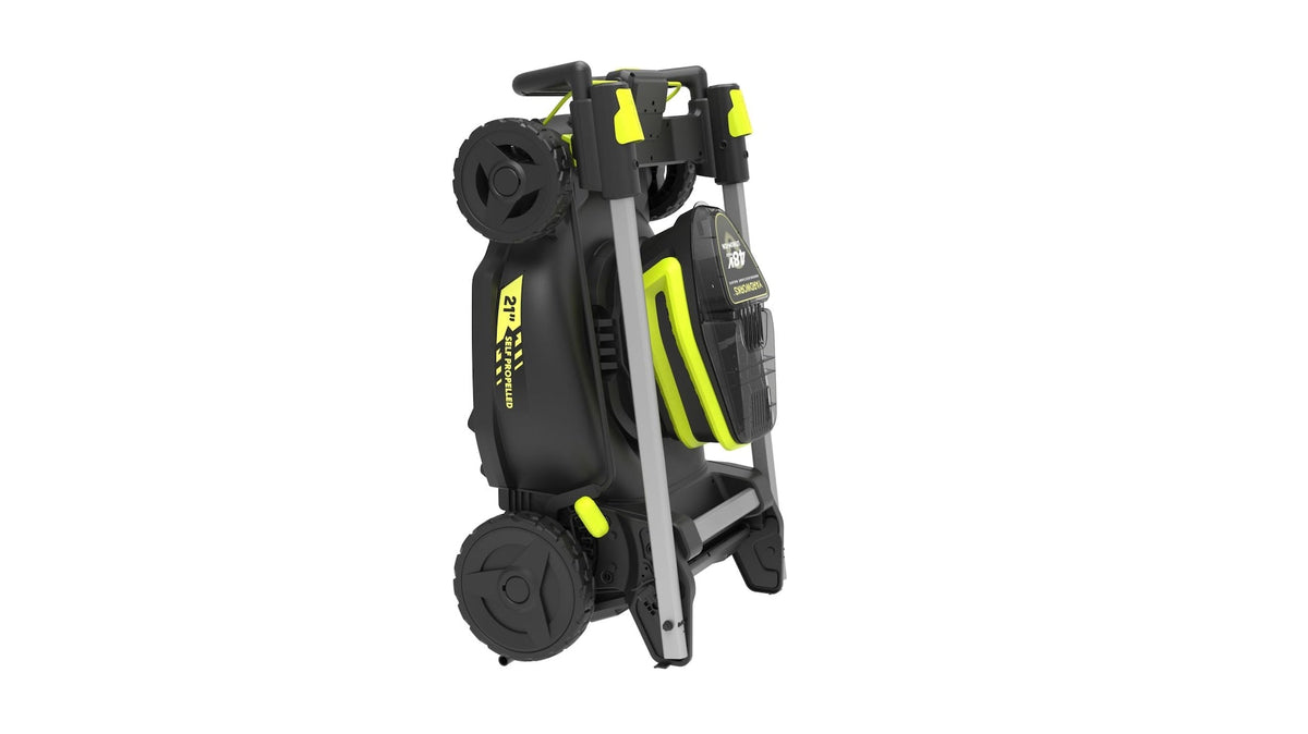 48V 3-in-1 Cordless Brushless Self-Propelled Mower, 21-in with 6Ah Battery & 2Ah Charger