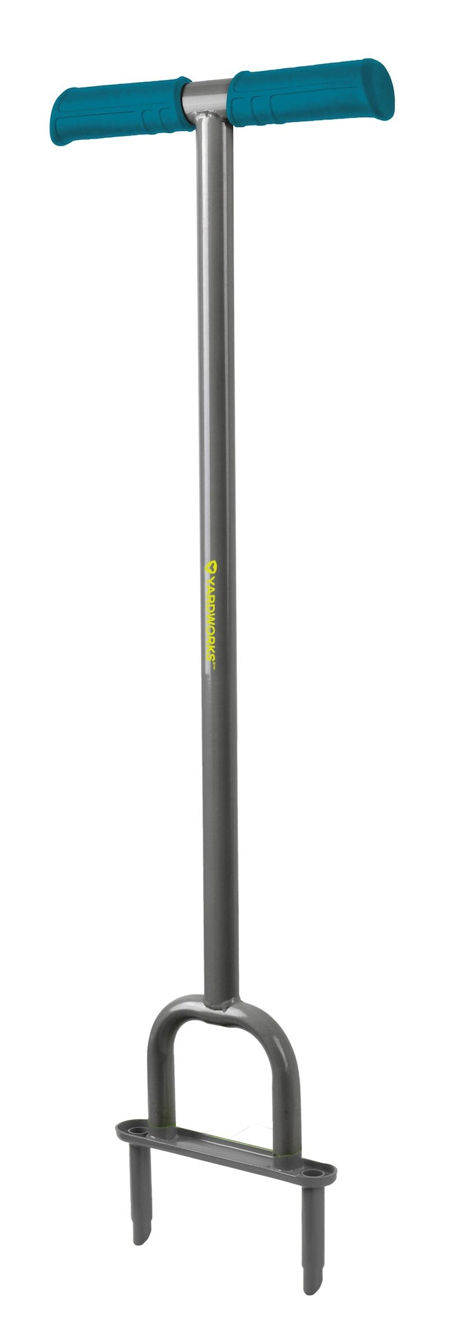 Heavy-Duty 2-Prong Steel Garden Lawn Coring Aerator