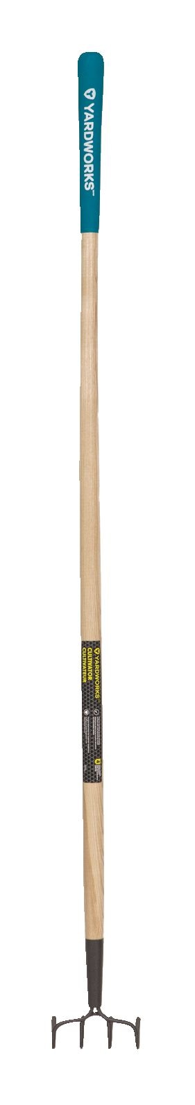Steel 4-Tine Cultivator, 57-in Wooden Shaft