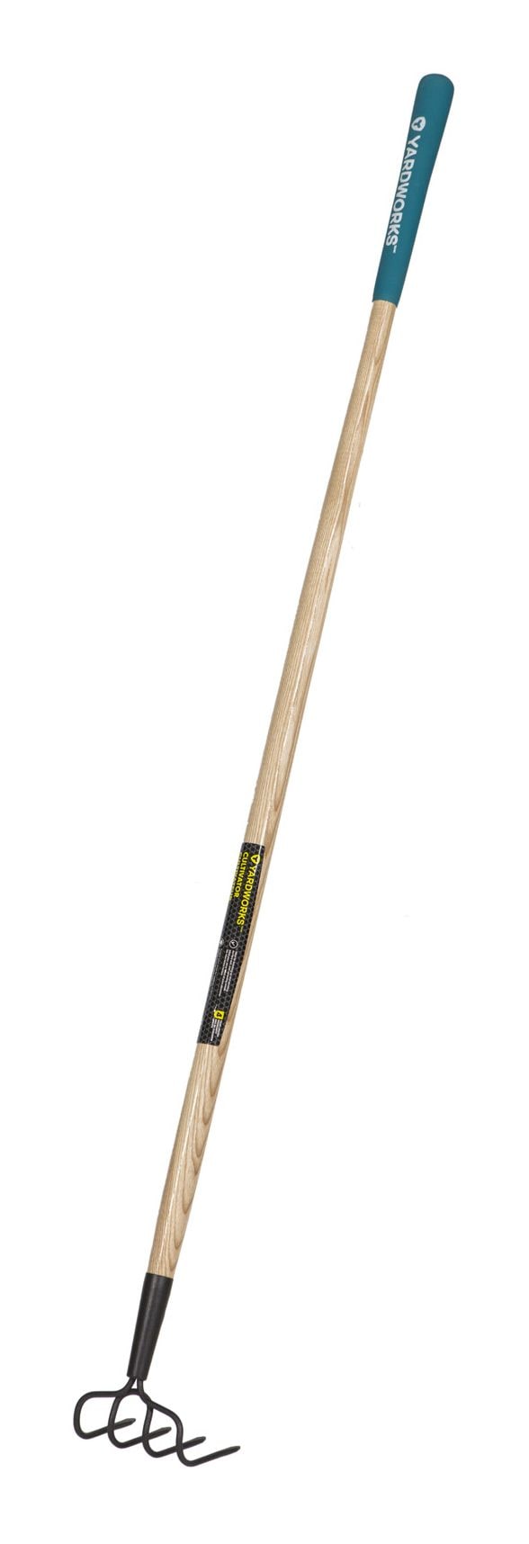 Steel 4-Tine Cultivator, 57-in Wooden Shaft