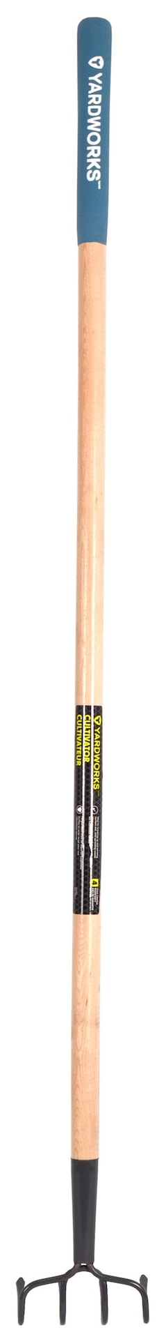 Steel 4-Tine Cultivator, 57-in Wooden Shaft