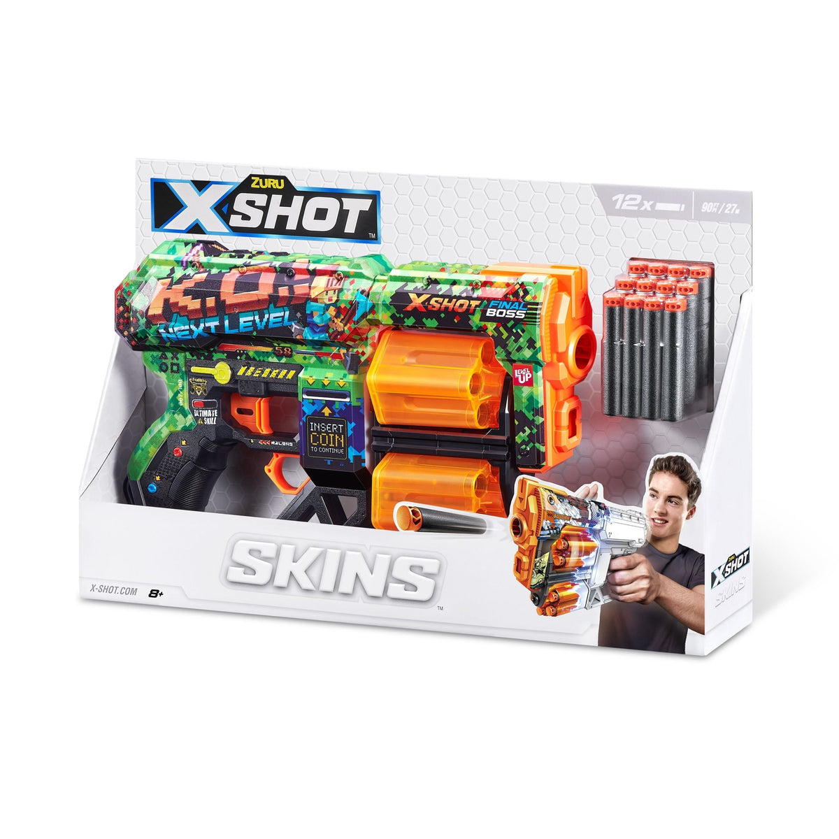 Skins Dread, 7 Unique Designs, 12-Dart Capacity, Ages 8+