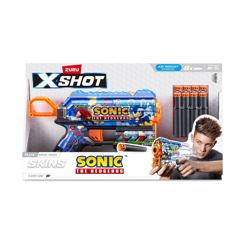 Skins Flux Blaster, Includes 8 Darts, Ages 8+ X7023